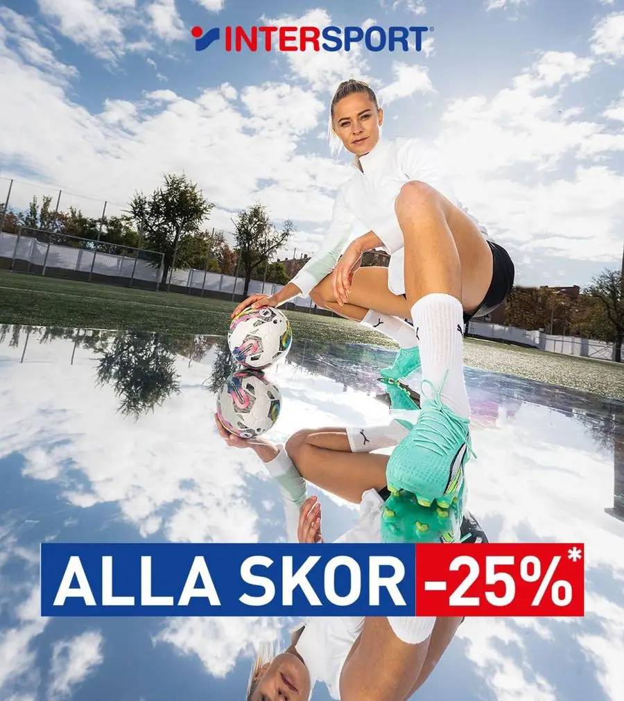 Intersport 25% rabatt på skor