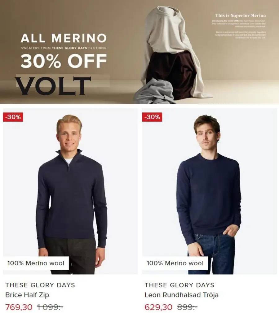 All Merino 30% Off