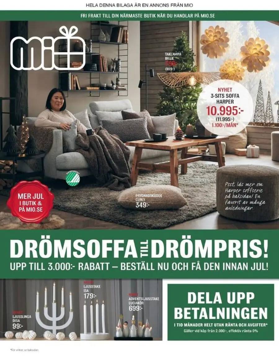 Drömsoffa till Drömpris!