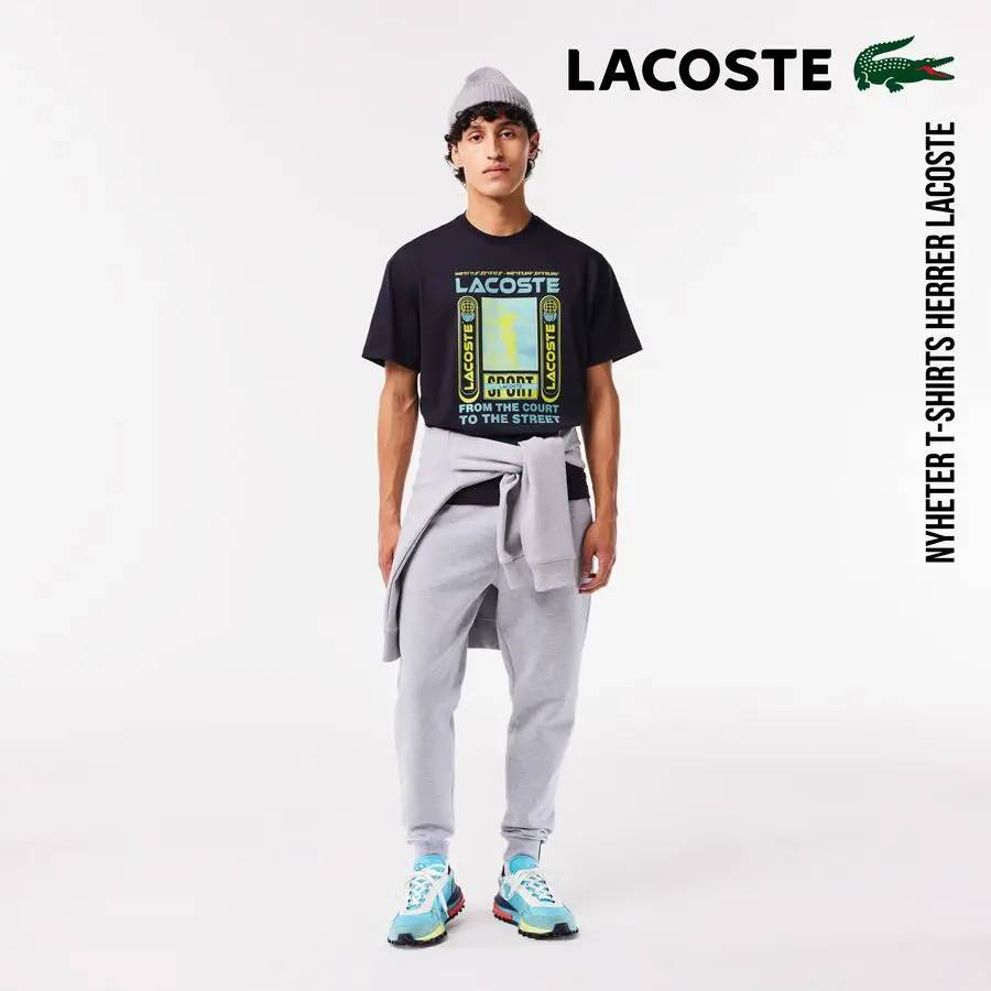 Nyheter T-Shirts Herrer Lacoste 