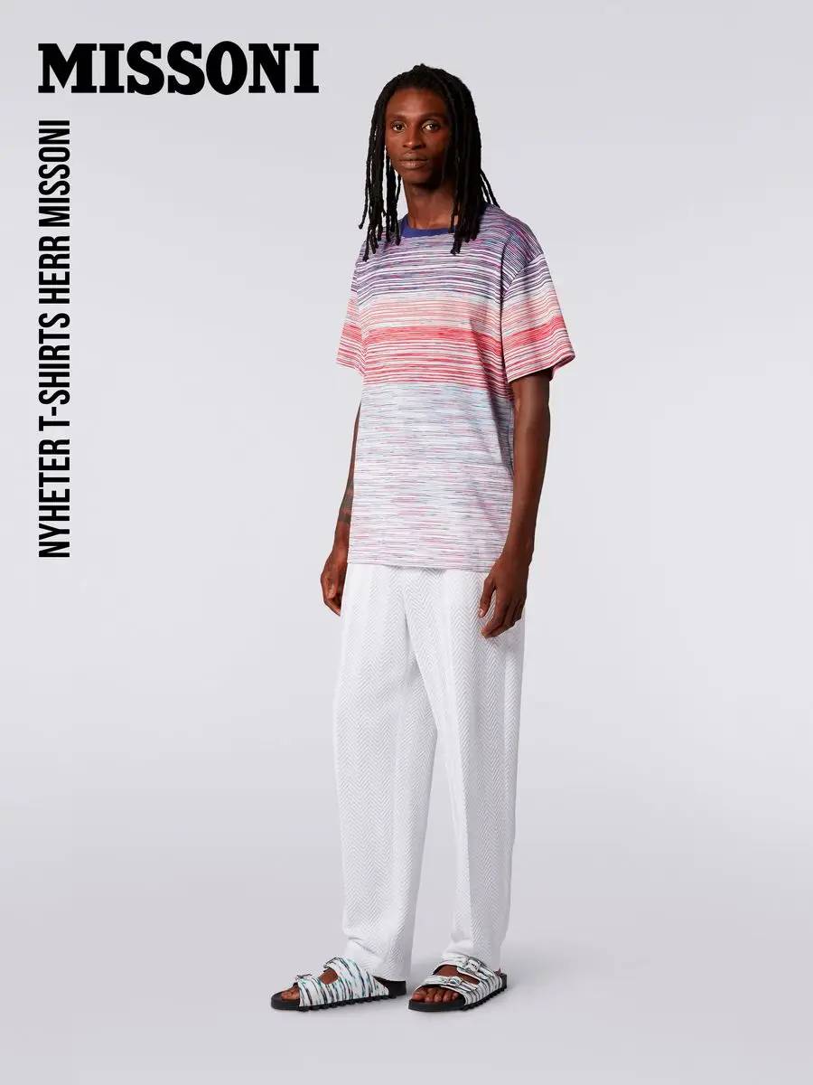 Nyheter T-shirts Herr Missoni 