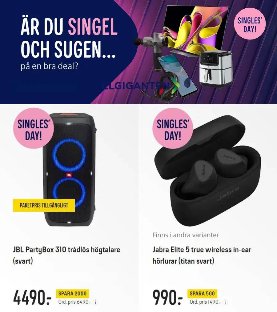 Elgiganten Singles' Day!