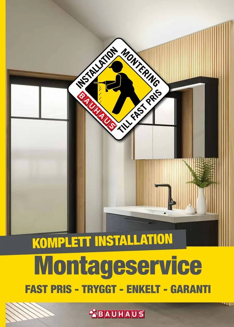 Bauhaus Erbjudande Montageservicekatalog