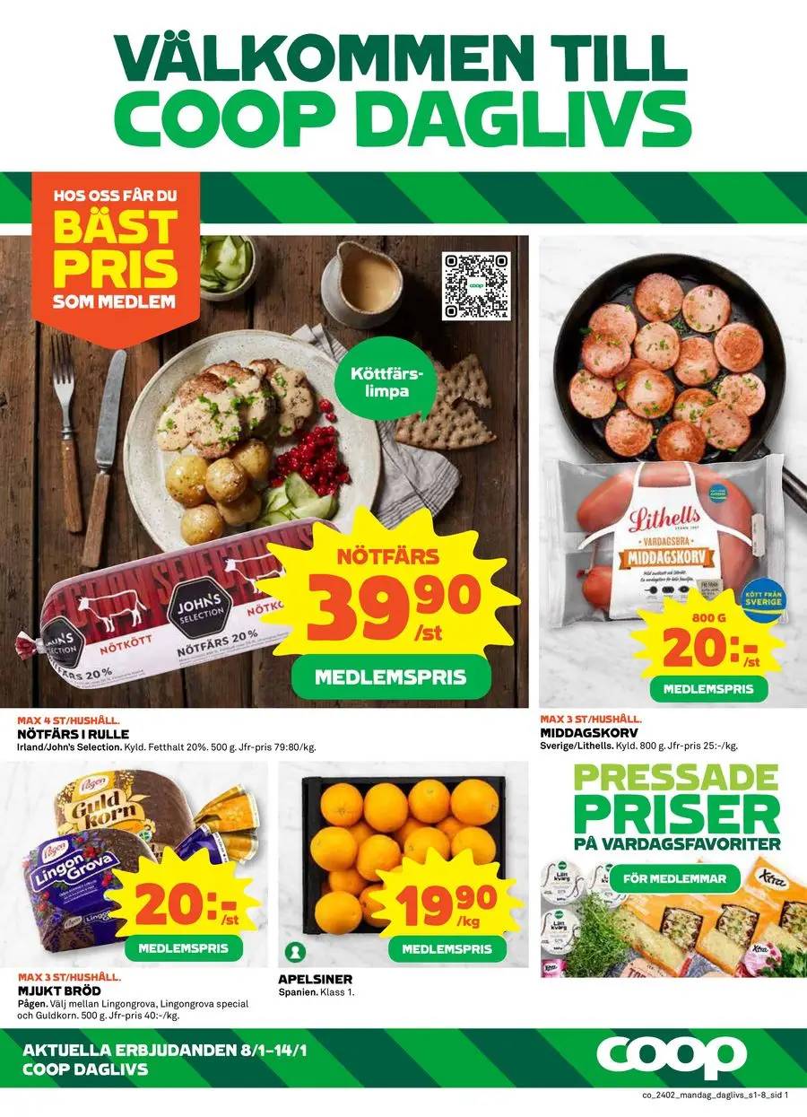 Coop Daglivs reklamblad