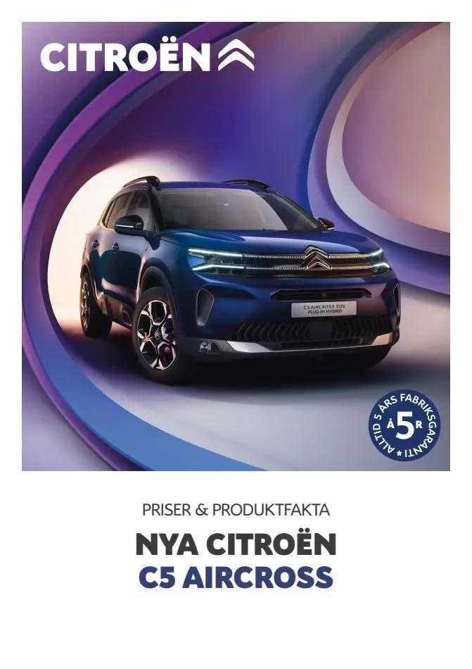 Citroën reklamblad