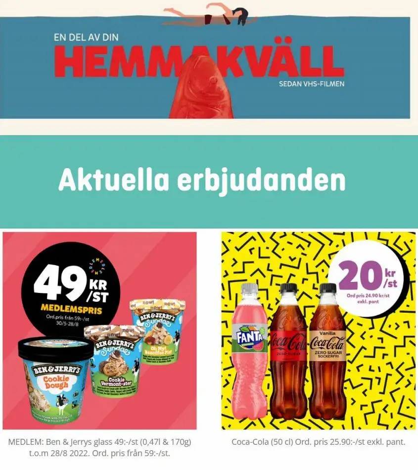 Hemmakväll Erbjudande Aktuella Erbjudanden