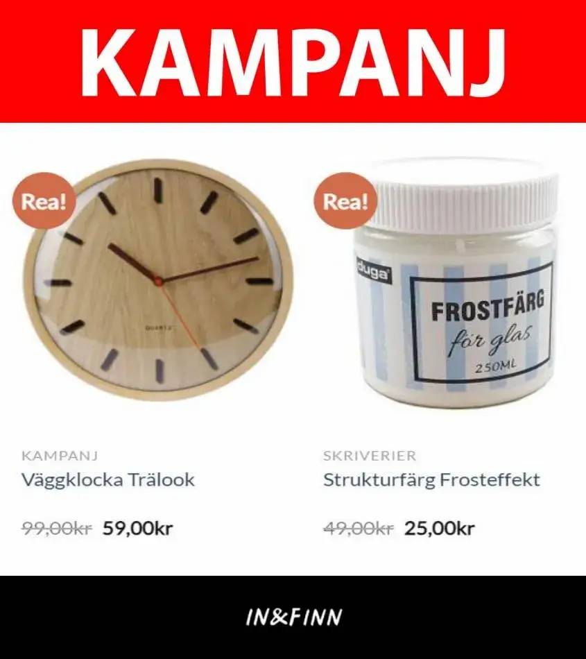 In & Finn Erbjudande Aktuell Kampanj