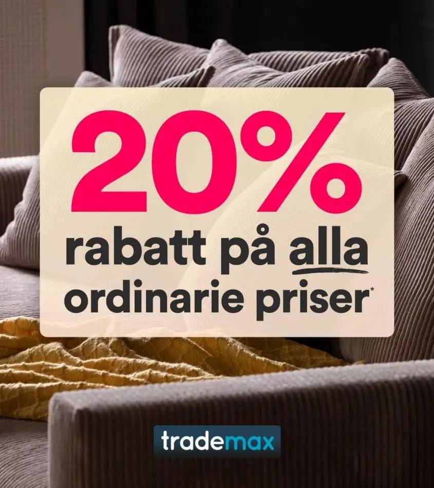 Trademax Erbjudande Aktuell Kampanj