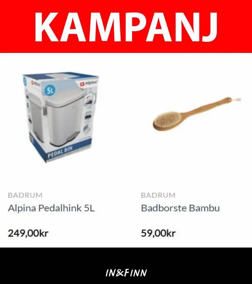 In & Finn Erbjudande Aktuell Kampanj