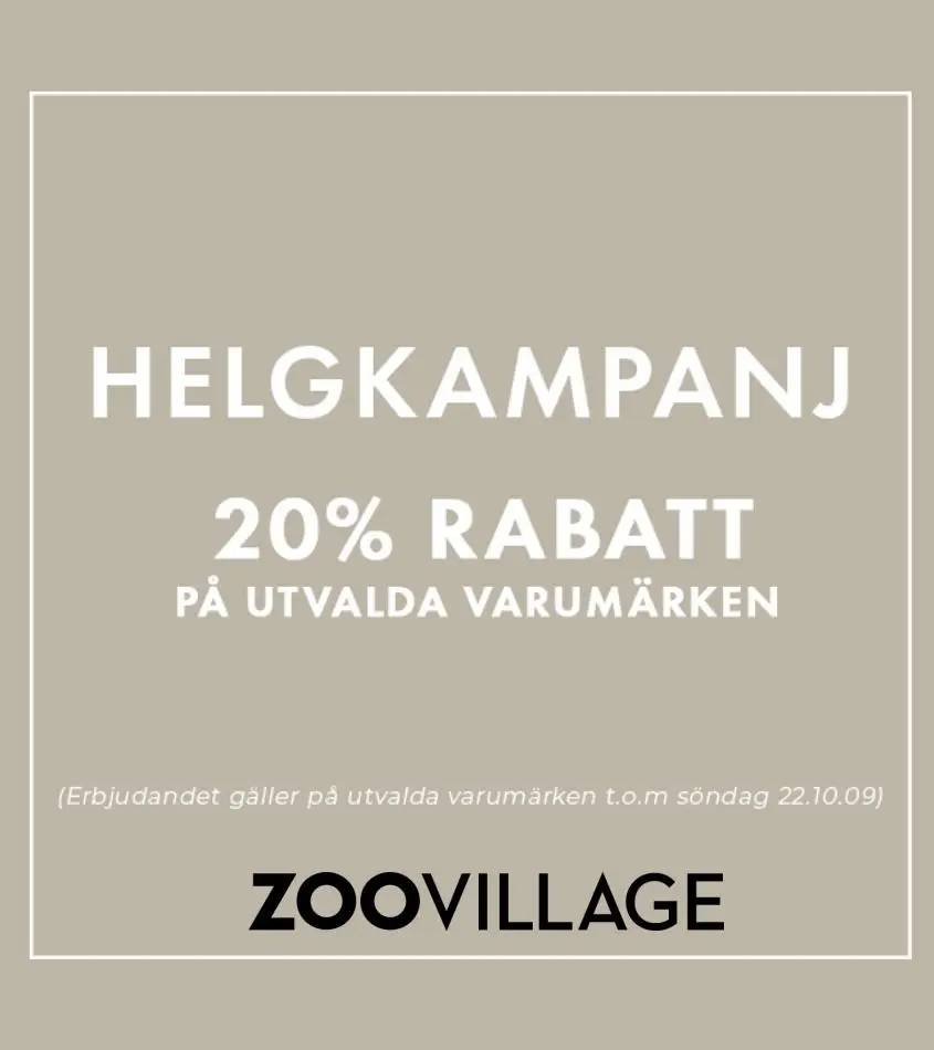 Helgkampanj! | 20% på utvalda varumärken