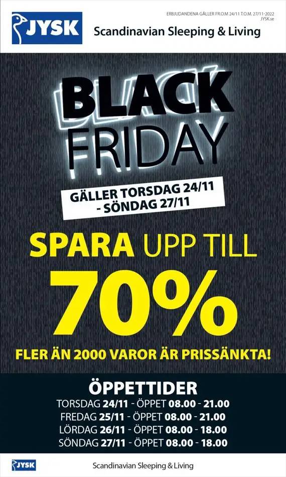 Black Friday kampanjtidning