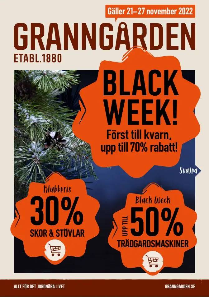 Granngården Erbjudande Black Week