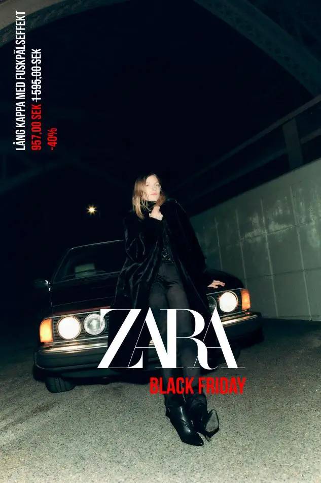 Erbjudanden Zara Black Friday