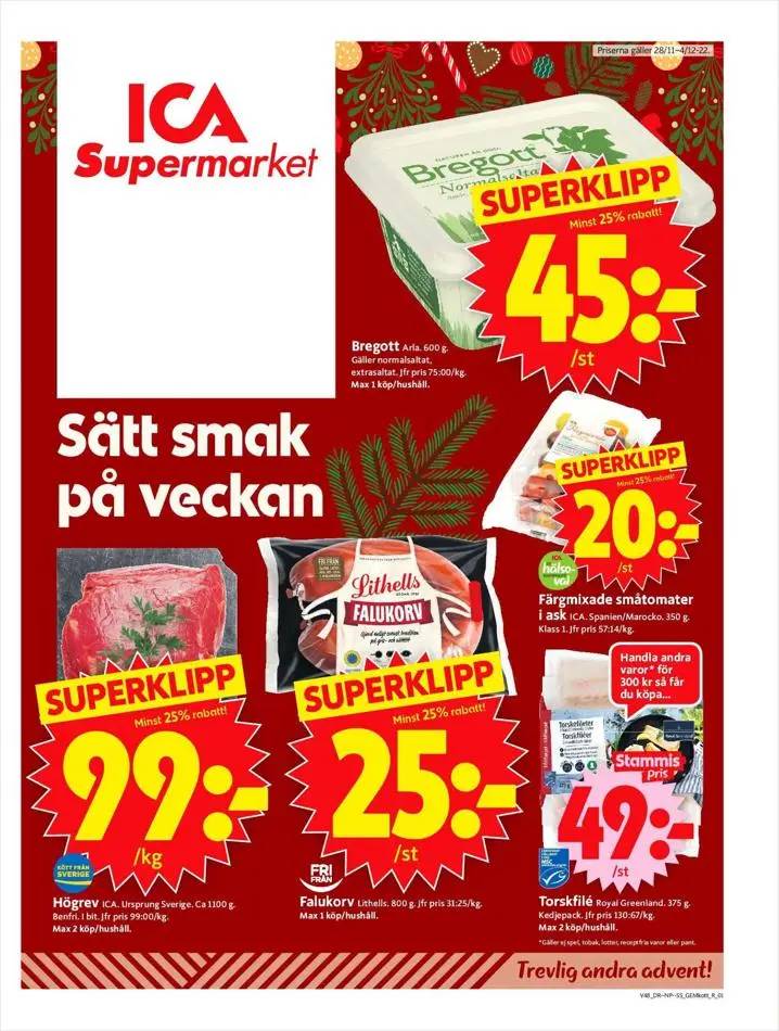 ICA Supermarket Erbjudanden