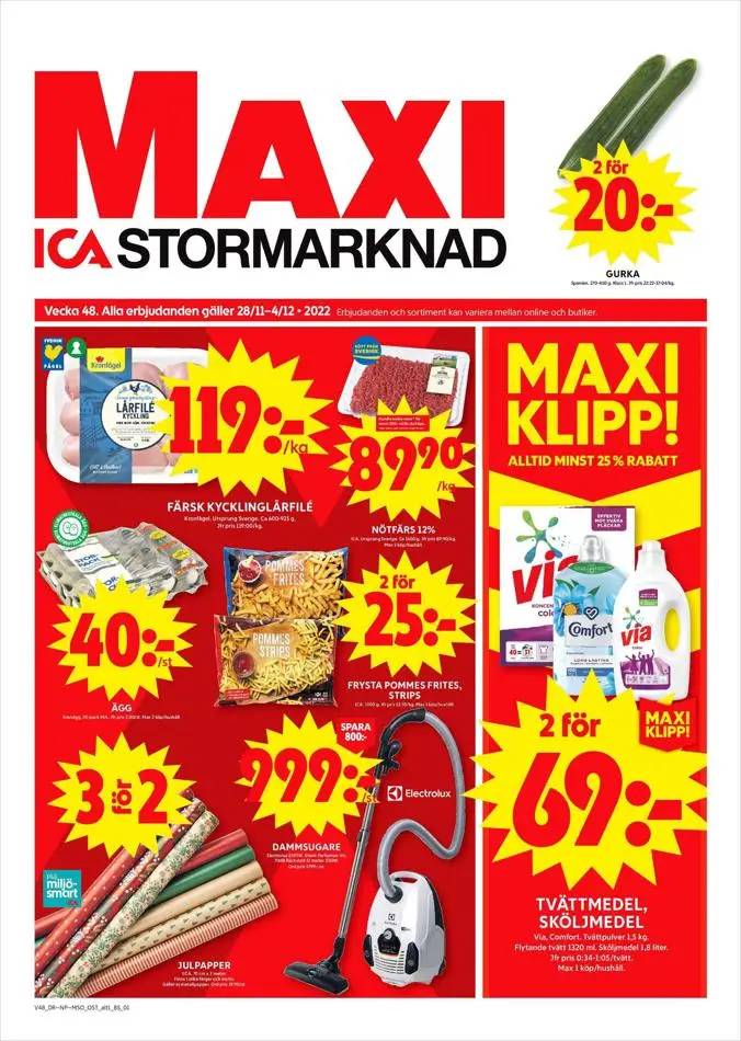 ICA Maxi Erbjudanden