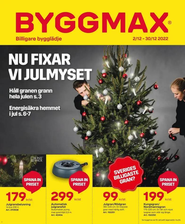 Byggmax Erbjudande Jul 2022