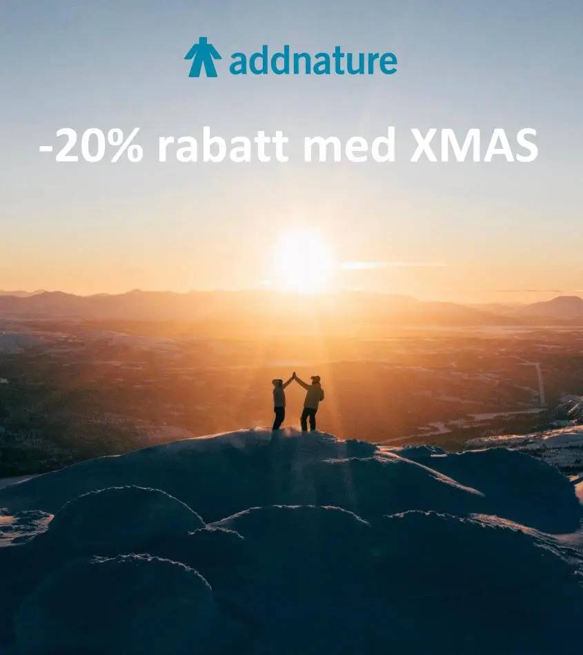 -20% rabatt med XMAS