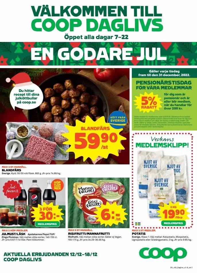 Coop Daglivs reklamblad