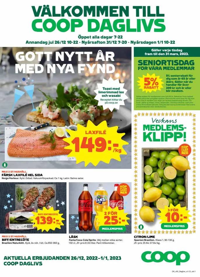 Coop Daglivs reklamblad