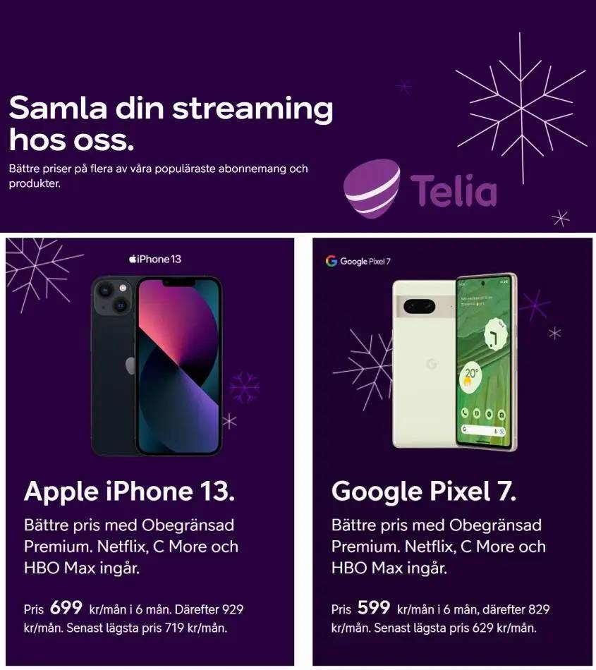 Telia Erbjudande Kampanjer