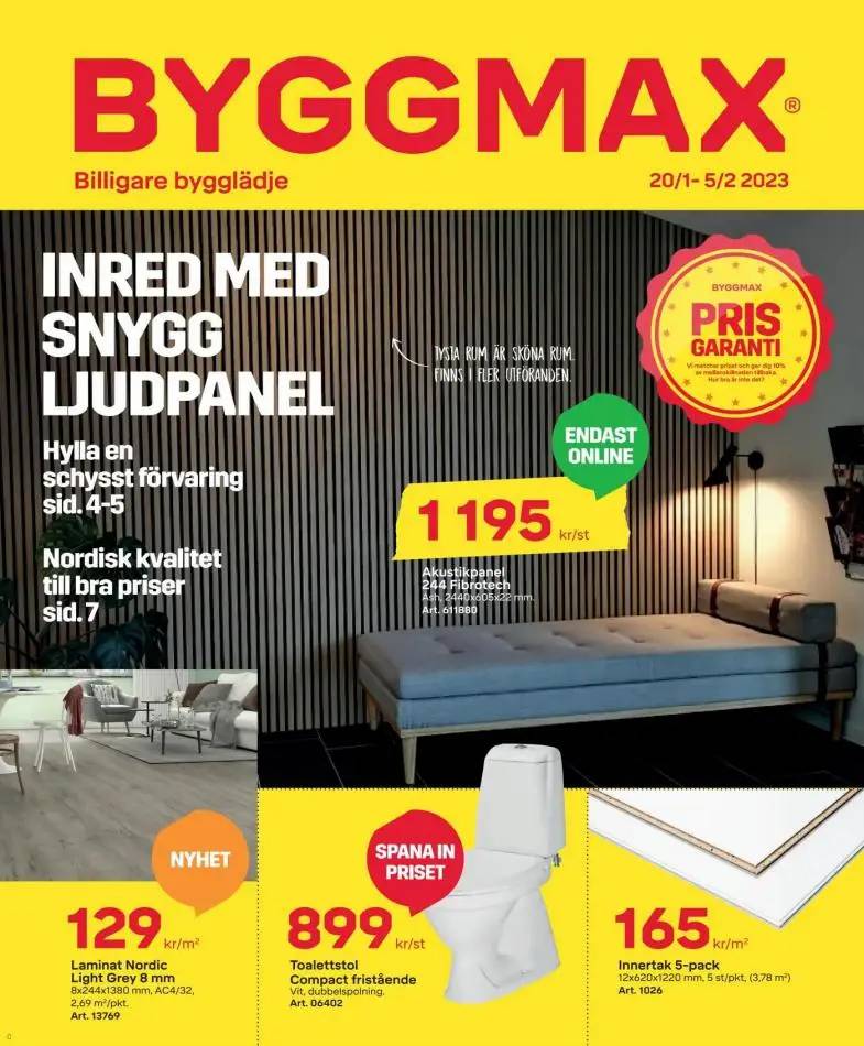 Byggmax Erbjudande Aktuella Kampanjer