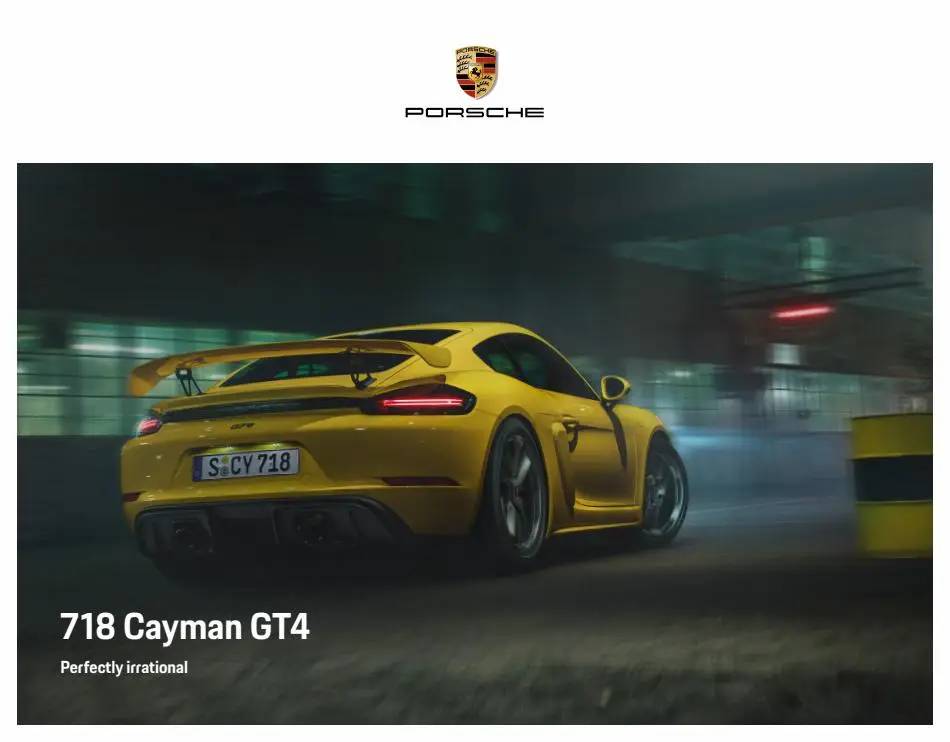 Porsche 718 Cayman GT4