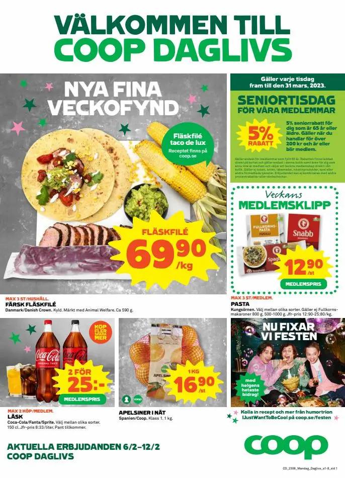 Coop Daglivs reklamblad