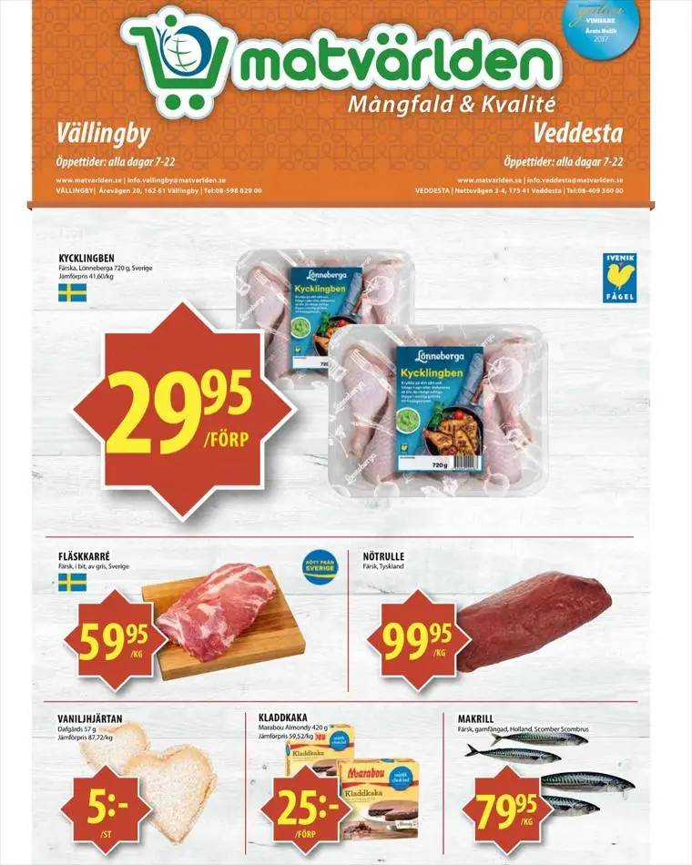 Matvärlden reklamblad