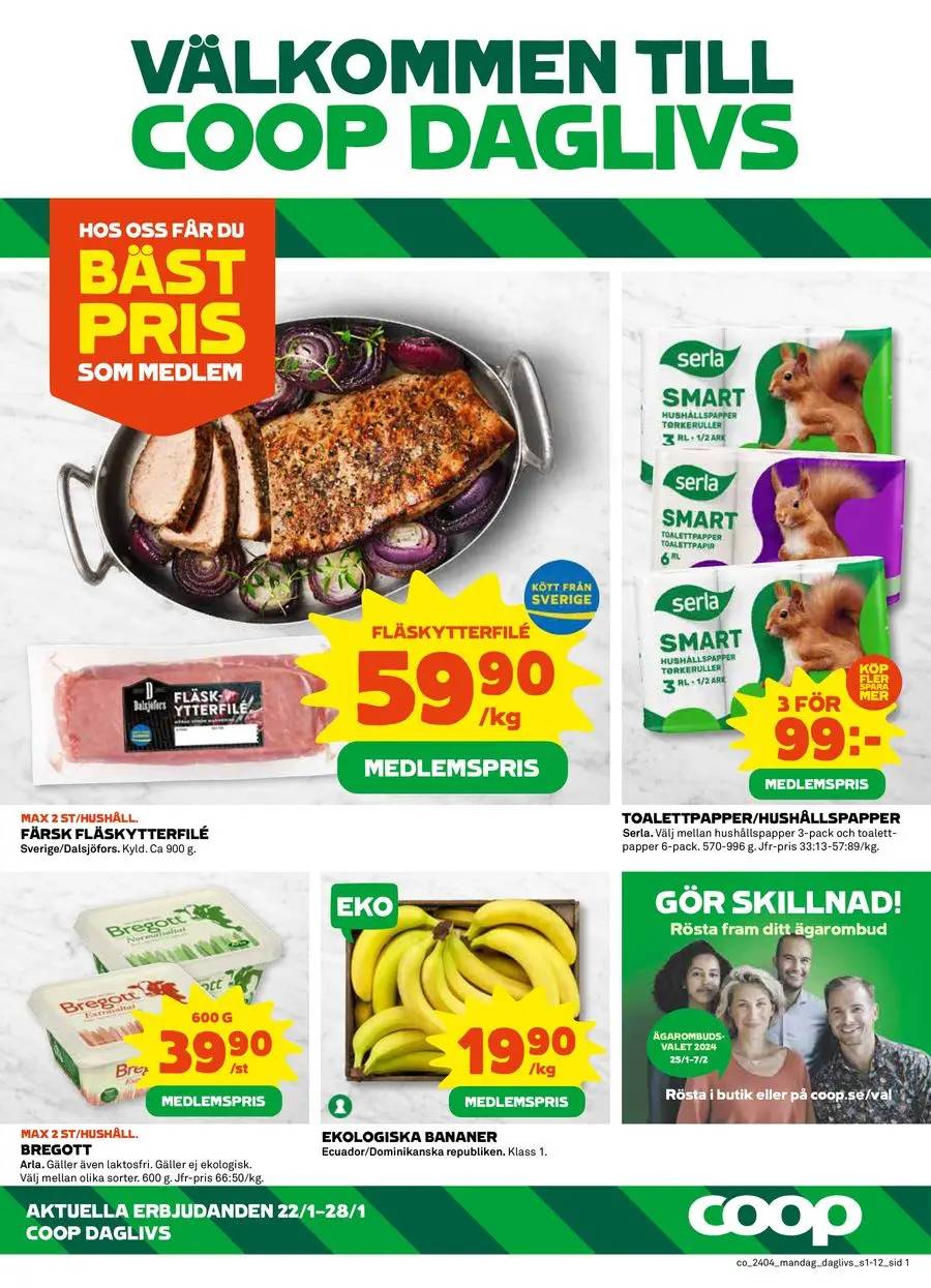 Coop Daglivs reklamblad