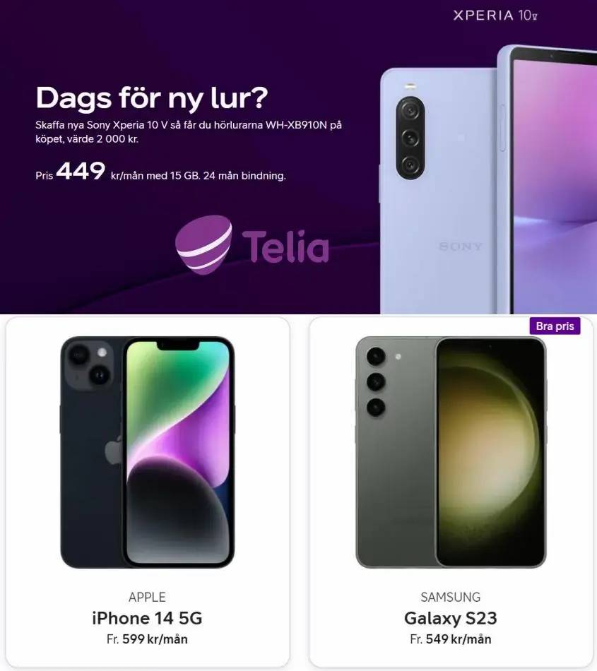 Telia Erbjudande Kampanjer