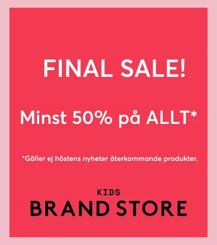 Final Sale!