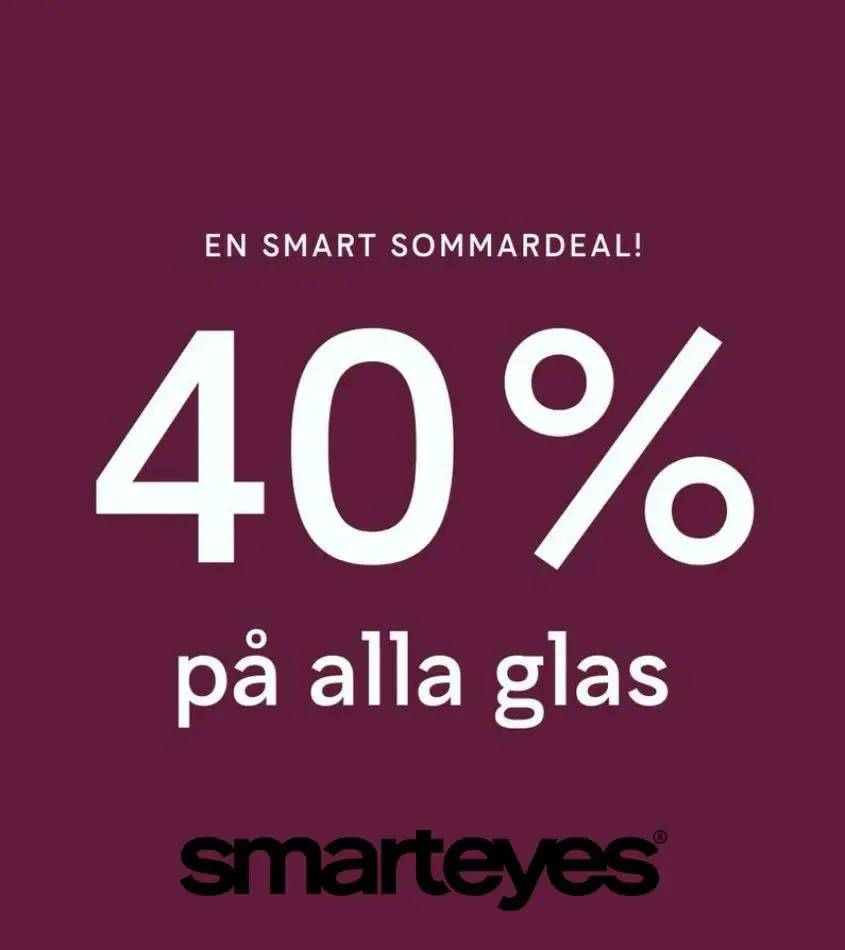 smarteyes 40% på alla glas