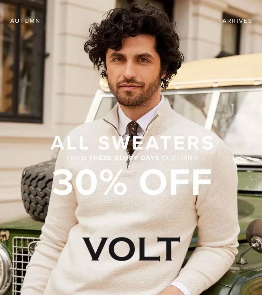 All Sweaters 30% Off