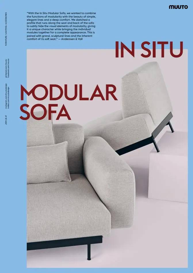 In Situ Modular Sofa