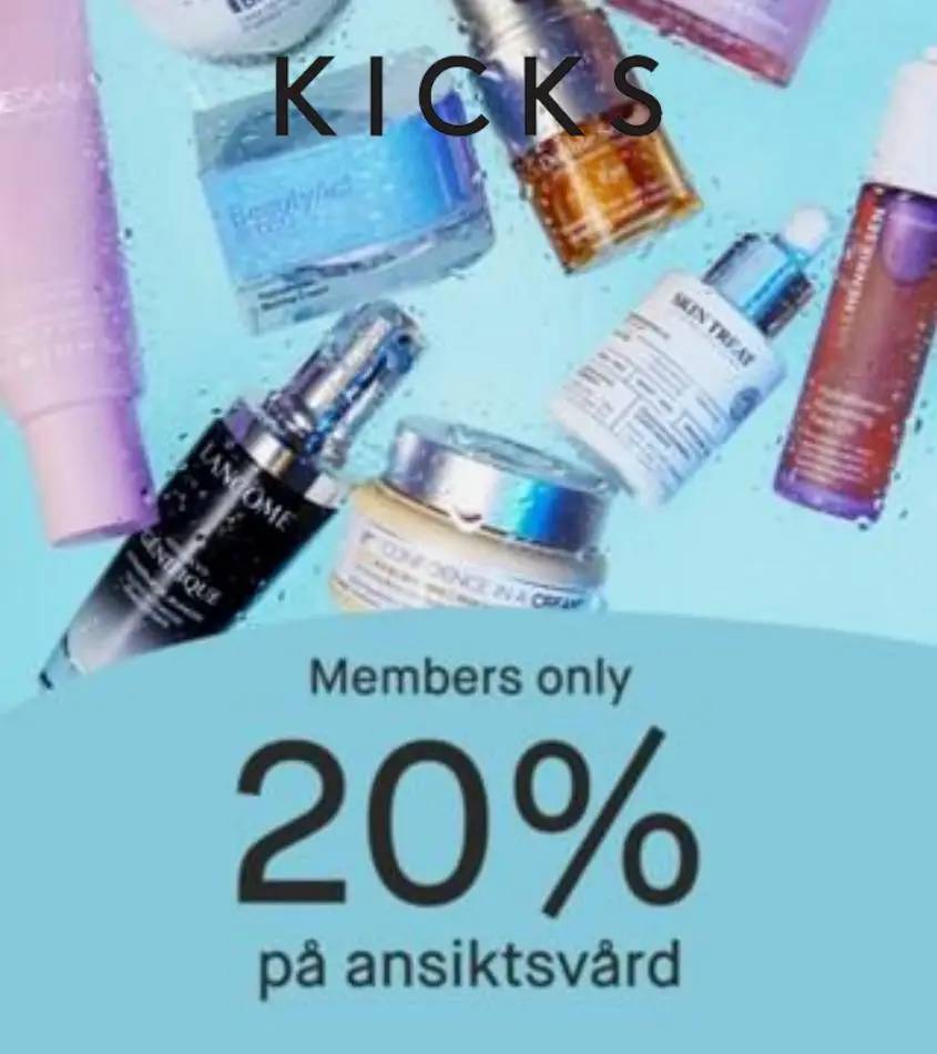 20% på ansiktsvård