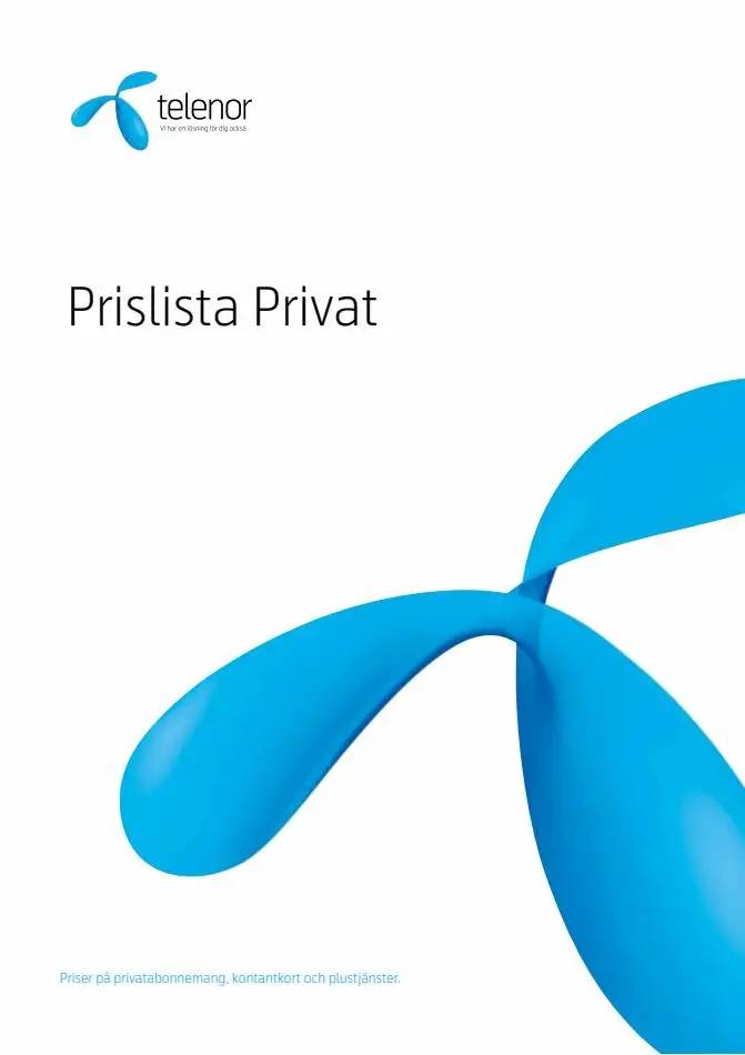 Telenor Prislista