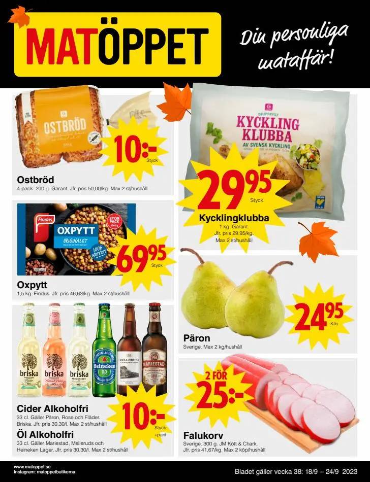 MatÃ¶ppet reklamblad