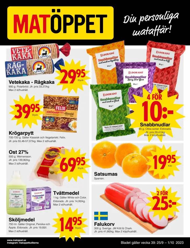 MatÃ¶ppet reklamblad