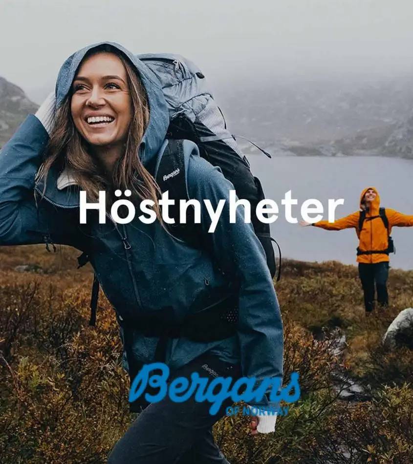 Bergans Erbjudande Höstnyheter