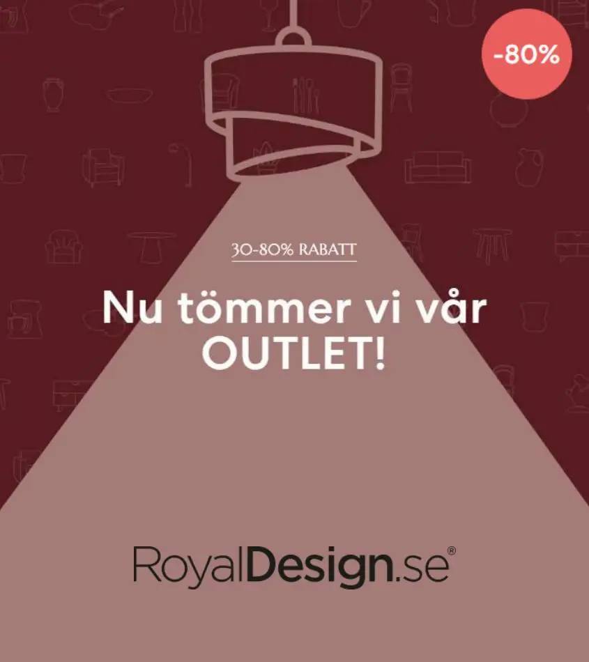 Nu tömmer vi vår Outlet!