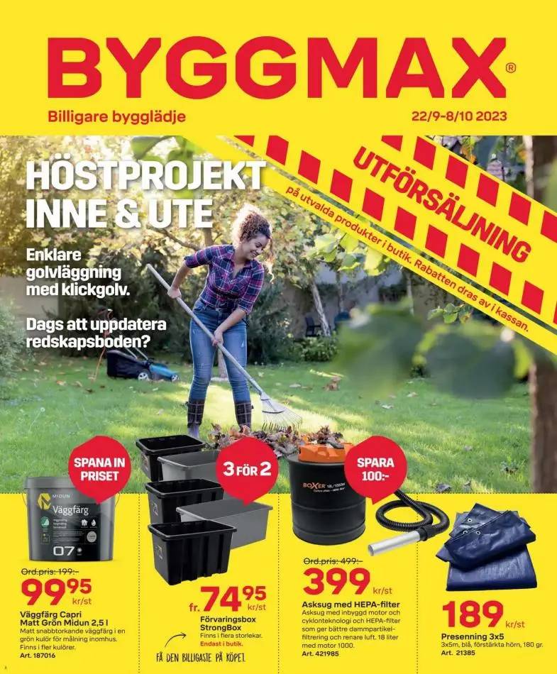 Byggmax Erbjudande Aktuella Kampanjer