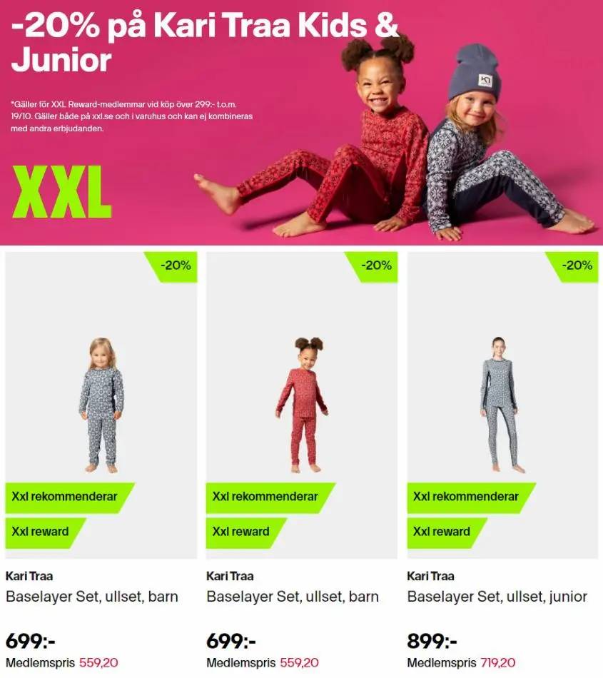 -20% på Kari Traa Kids & Junior