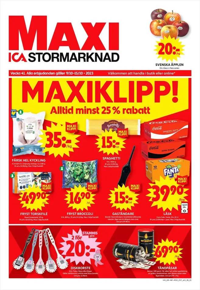 ICA Maxi Erbjudanden