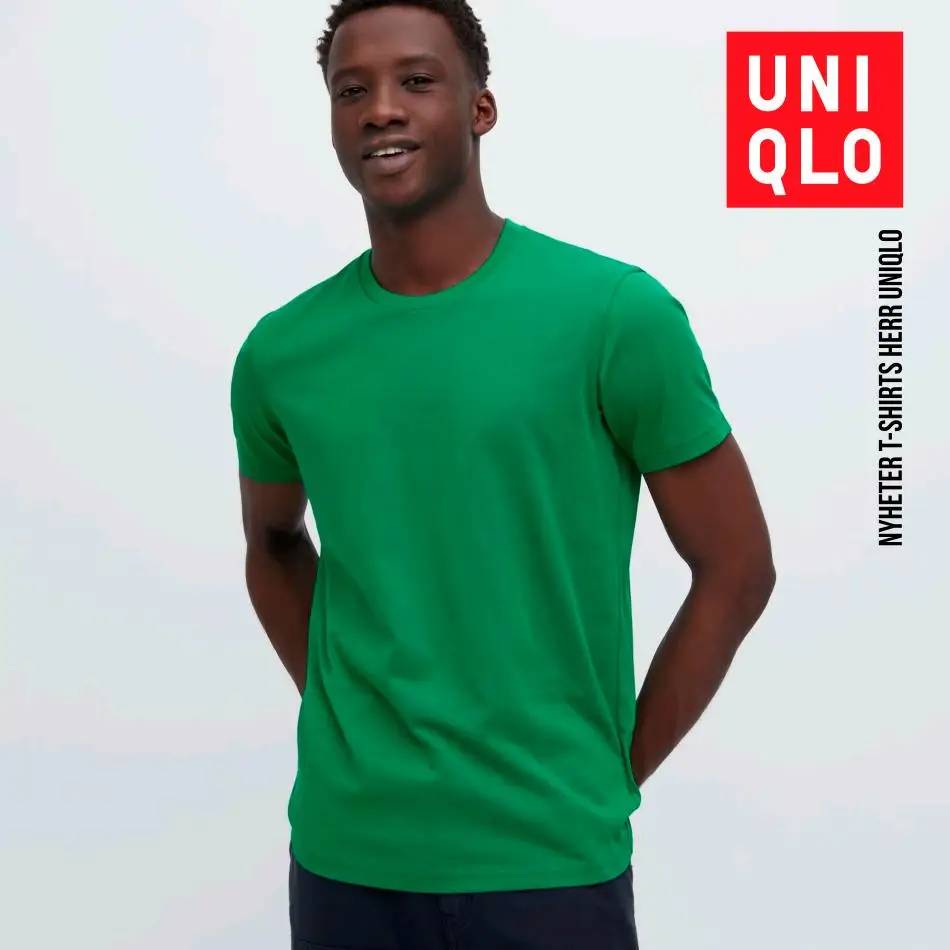 Nyheter T-Shirts Herr Uniqlo 