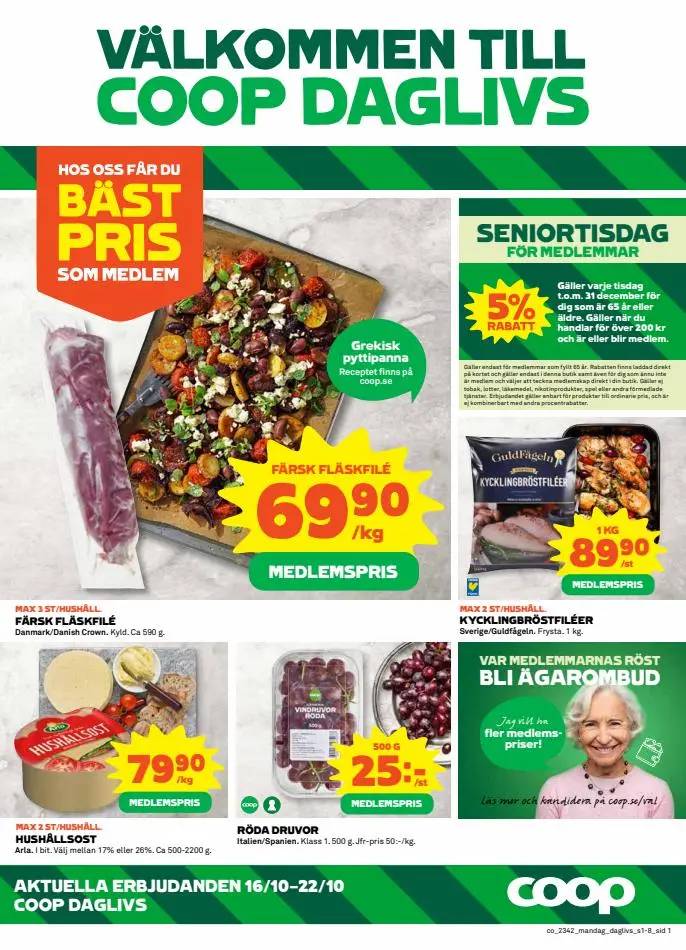 Coop Daglivs reklamblad