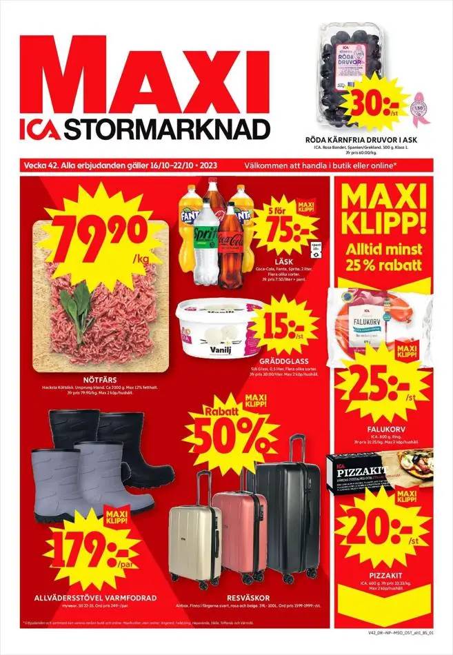 ICA Maxi Erbjudanden