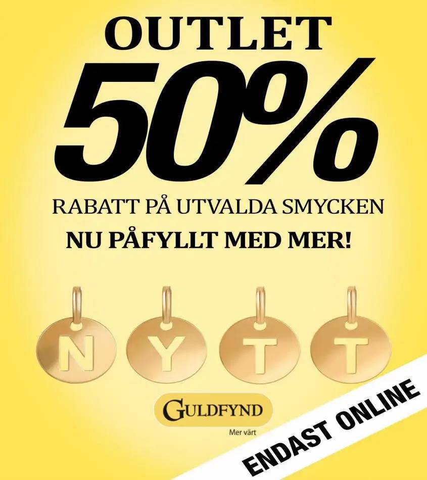 Guldfynd Outlet 50%