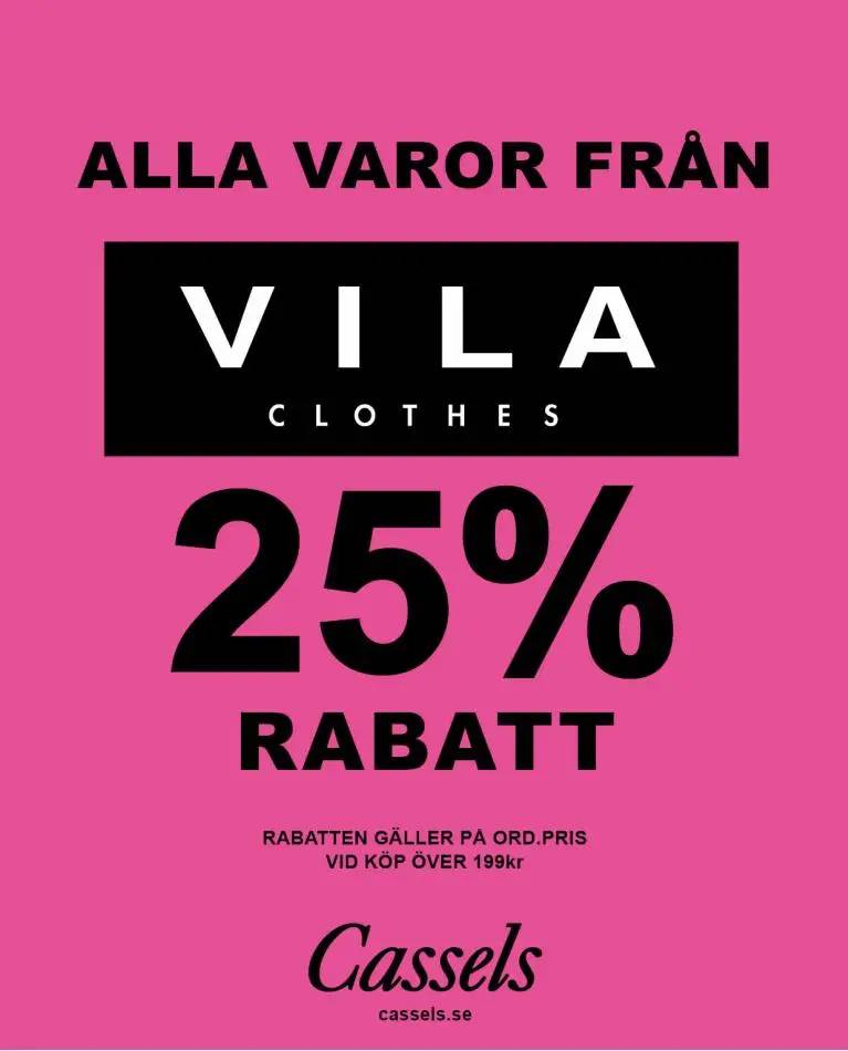 VILA Clothes 25% Rabatt