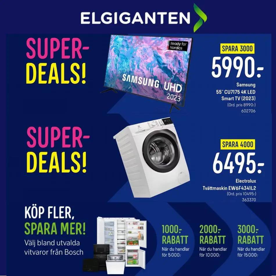 El Giganten Veckans superdeals