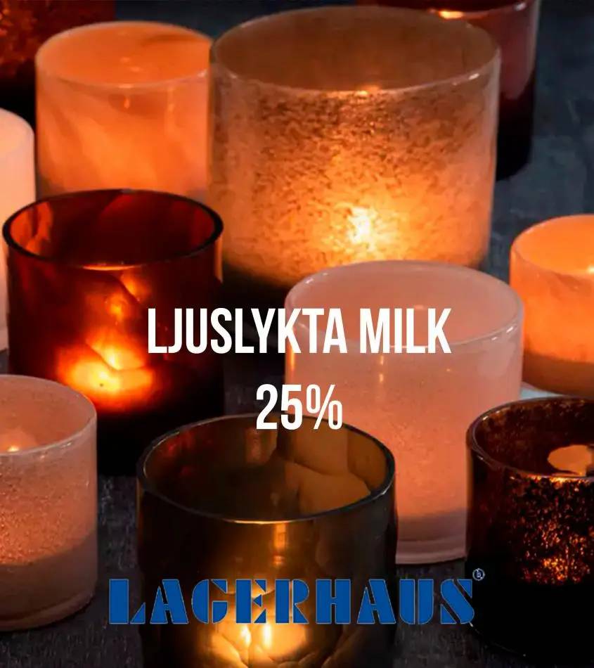 Ljuslykta Milk 25%